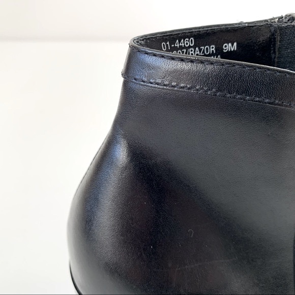 White Mountain Black Leather Boots - Picture 12 of 13